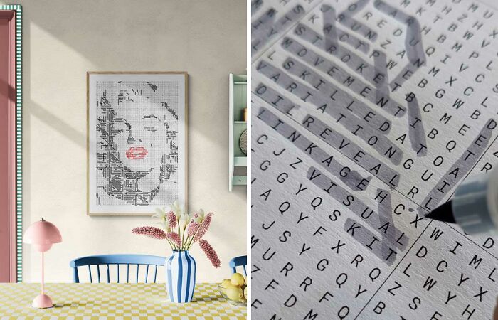 How To Turn A Word Search Into A Frame-Ready Pop-Art Portrait