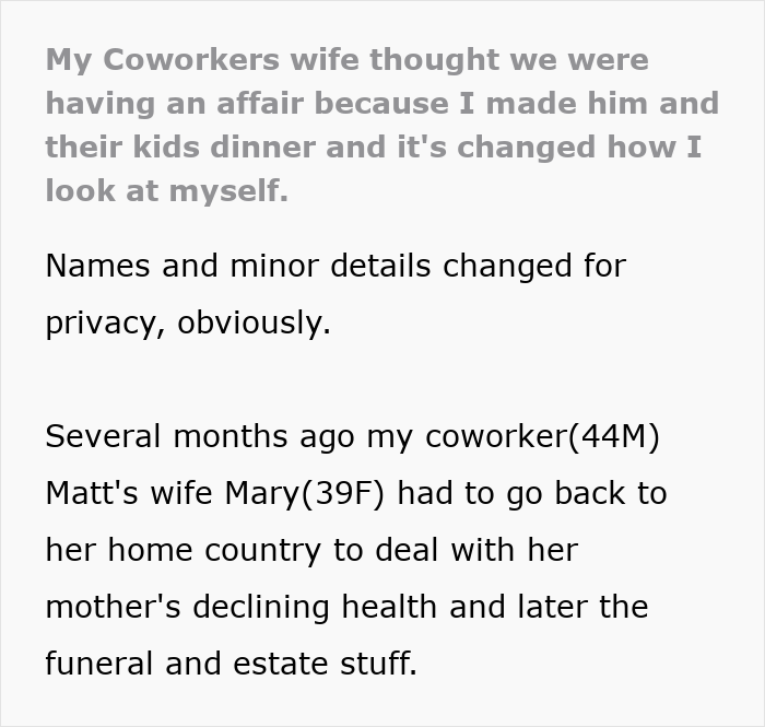 Woman helps struggling coworker during family crisis, mistaken for mistress by his wife, showing workplace support and empathy. Woman helps struggling coworker during family crisis, mistaken for mistress by his wife, showing workplace support and empathy.