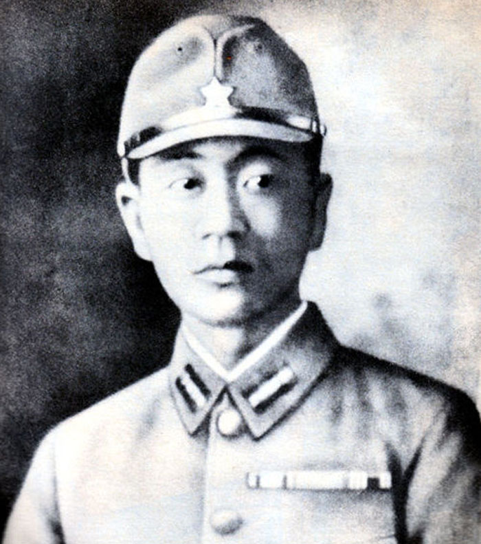 Black and white portrait of a man in military uniform, illustrating history anecdotes and lessons from the past.