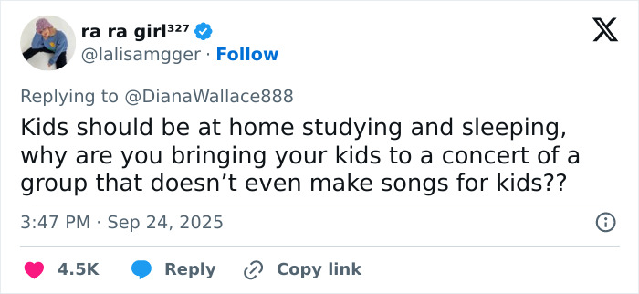 Blackpink's Lisa wearing a risqué outfit dancing on stage with kids visible in the audience sparking online fury. Blackpink's Lisa wearing a risqué outfit dancing on stage with kids visible in the audience sparking online fury.
