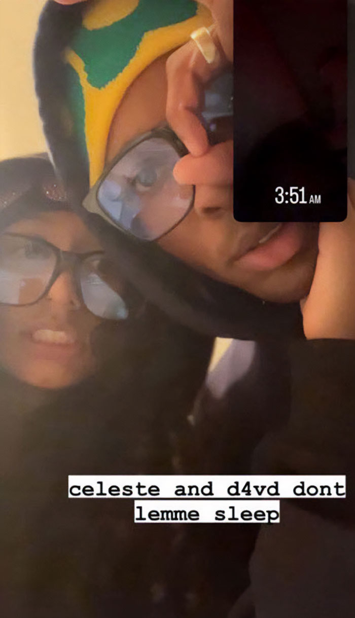 Two people wearing glasses and hoodies during a late night, related to singer and missing girl case.
