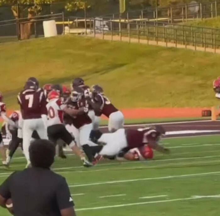Teen Footballer's Spine Fractured After Devastating Body Splash Caught On Video