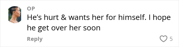 Comment on a social media post discussing a new bride's side piece exposing her cheating during their wedding week. Comment on a social media post discussing a new bride's side piece exposing her cheating during their wedding week.