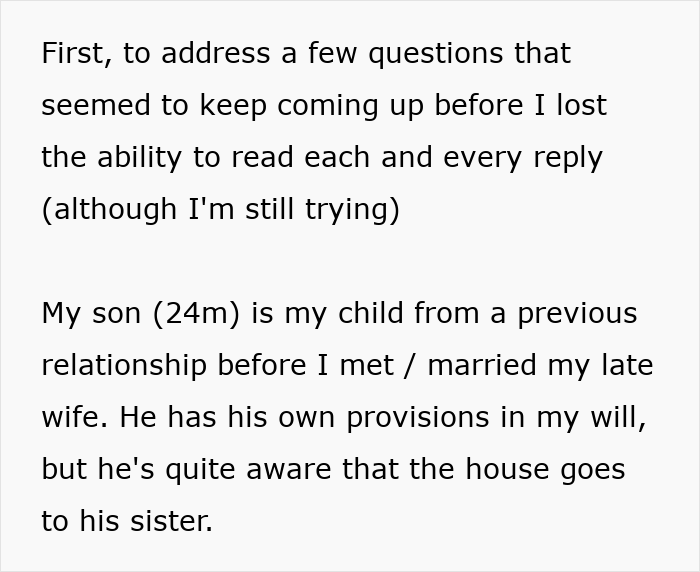 Text excerpt discussing a man defending his daughter&rsquo;s room and prioritizing her over his fianc&eacute;e and future together.