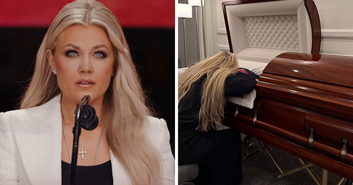 “That Speech Shook The World”: Erika Kirk Accused Of Ending Feminism During Husband’s Funeral