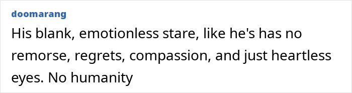 Tyler Robinson appearing in court with a blank, emotionless stare, sparking eerie reactions from people.