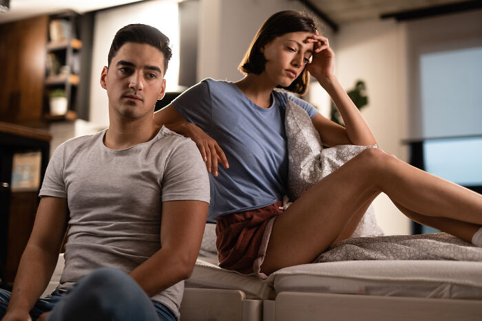 Woman feels betrayed after learning of ex-husband's cancer diagnosis only by snooping, showing emotional distress and tension.