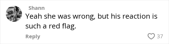 User comment on social media criticizing ex-con rock star&rsquo;s reaction to fat shaming woman who rushed the stage.