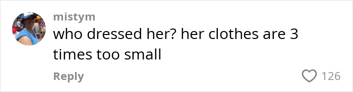 Comment criticizes clothes size amid ex-con rock star being blasted for fat shaming woman who rushed stage.