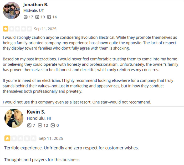 Negative reviews for a company showing customer dissatisfaction and concerns about professionalism and respect. Negative reviews for a company showing customer dissatisfaction and concerns about professionalism and respect.