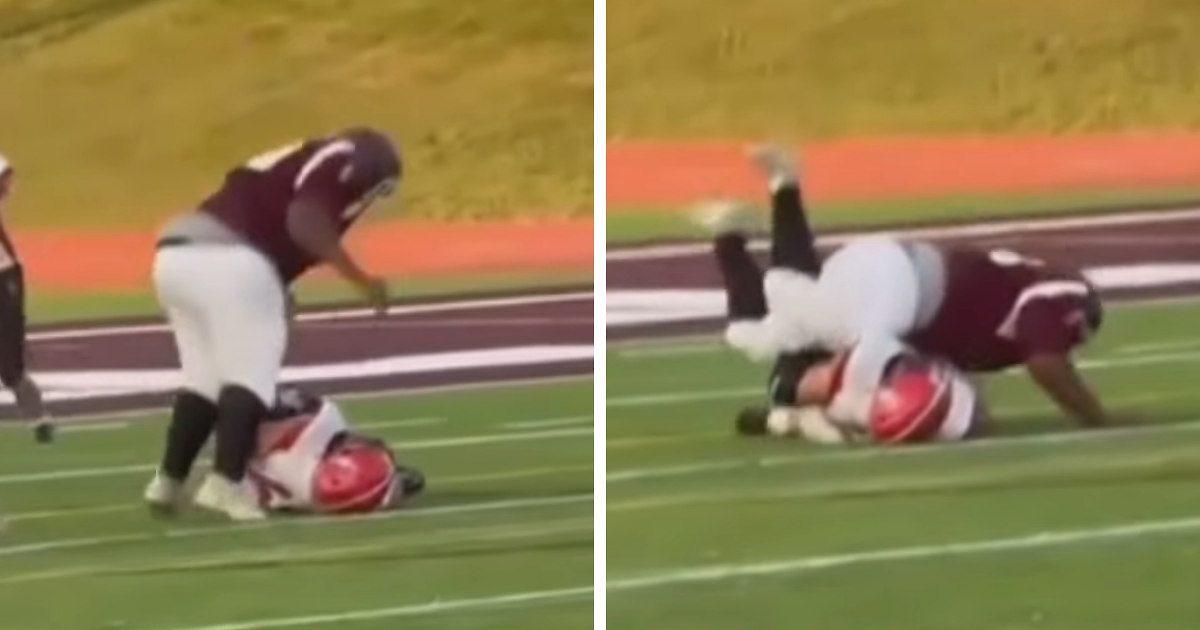 Brutal Video Of High School Footballer's 