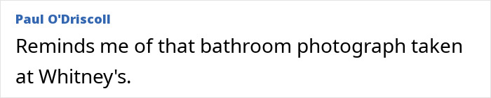 Comment mentioning a bathroom photograph at Whitney’s, referencing Britney Spears’ inner circle concerns over darker behavior. Comment mentioning a bathroom photograph at Whitney’s, referencing Britney Spears’ inner circle concerns over darker behavior.