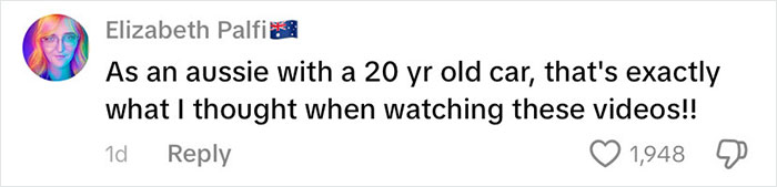 Screenshot of a social media comment reacting to videos about the richest poor people in the USA.