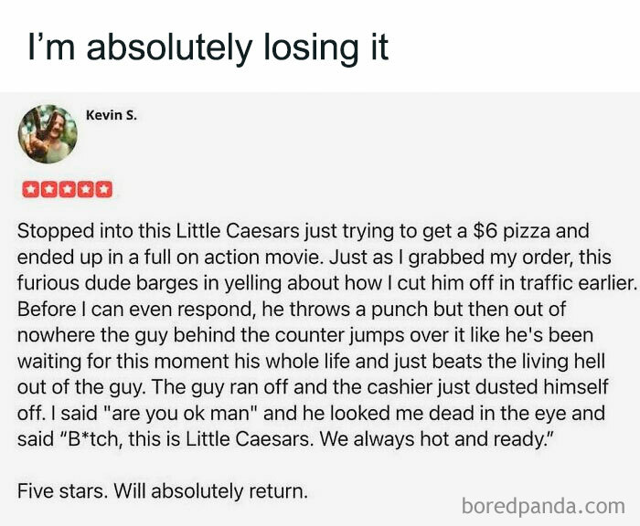 Funny meme about a chaotic scene at Little Caesars, showcasing relatable humor and funny memes to lighten a bad day.