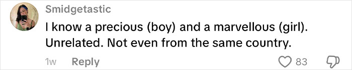 Screenshot of a social media comment discussing unique African names people can’t believe are real. Screenshot of a social media comment discussing unique African names people can’t believe are real.