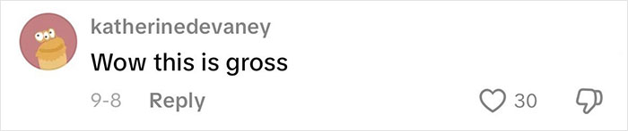 User comment saying Wow this is gross, illustrating strong opinions on grandmas having a baby shower celebrating new status.