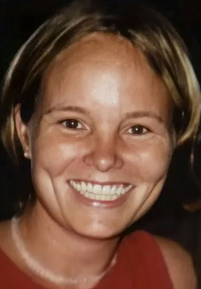 Smiling young woman with light brown hair, representing chilling messages left before people went missing.