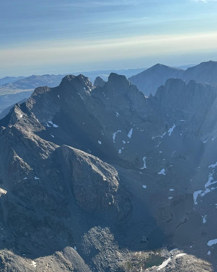 Rocky mountain peaks at 13,000ft capturing the terrain where hiker’s tragic last text to wife was revealed. Rocky mountain peaks at 13,000ft capturing the terrain where hiker’s tragic last text to wife was revealed.