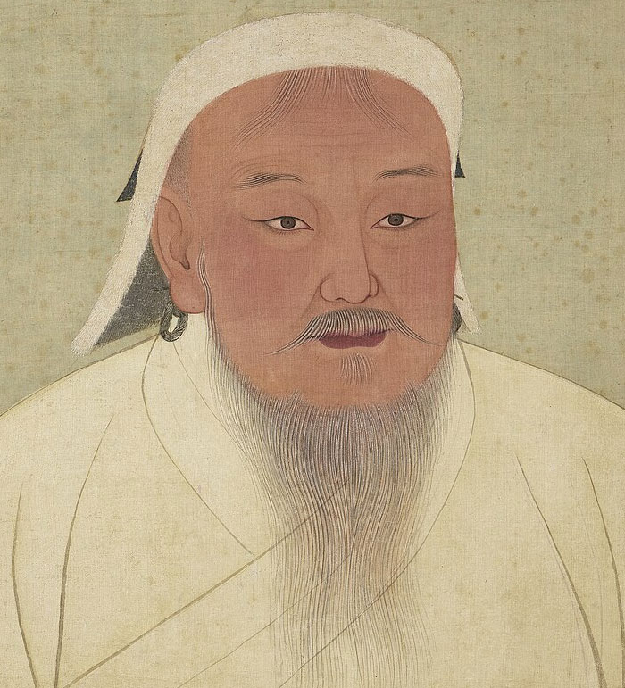 Portrait of an ancient historical figure representing one of the weird and iconic bruh moments in history.