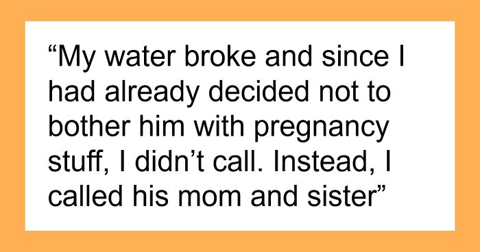 Woman Refuses To Share Any Pregnancy Details With Husband After His Comment, He Misses The Birth