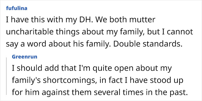 Online discussion about wife hosting MIL and SIL with husband accusing her of being fake when she complains in private. Online discussion about wife hosting MIL and SIL with husband accusing her of being fake when she complains in private.
