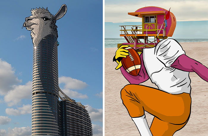 29 Playful Illustrations That Make Famous Places Look Completely Different (New Pics)