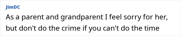 User comment expressing sympathy for a British law student jailed in Dubai prison for substance possession crime.