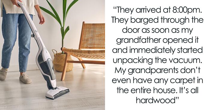 Kirby Salespeople Barge In Past 8PM, Things Get Physical When Grandkid Tries To Kick Them Out