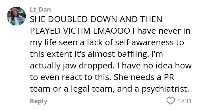 Screenshot of a social media comment criticizing a woman who tanked her boyfriend’s career over Charlie Kirk comments. Screenshot of a social media comment criticizing a woman who tanked her boyfriend’s career over Charlie Kirk comments.
