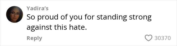 Screenshot of a supportive comment praising a woman who tanked boyfriend’s career over Charlie Kirk comments after backlash. Screenshot of a supportive comment praising a woman who tanked boyfriend’s career over Charlie Kirk comments after backlash.