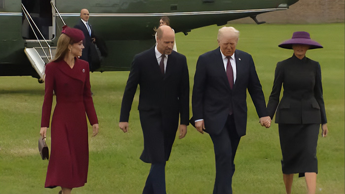 Melania Trump Fuels &lsquo;Body Double&rsquo; Conspiracy After Viral Meeting With British Royal Family