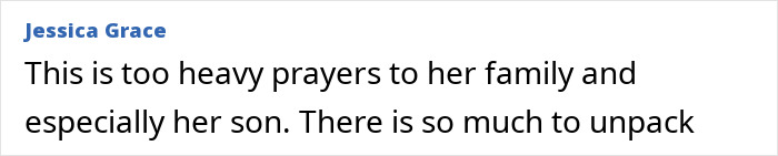 Comment expressing sympathy and prayers for the family and son after a mom is fatally shot following a loving lunchbox note.