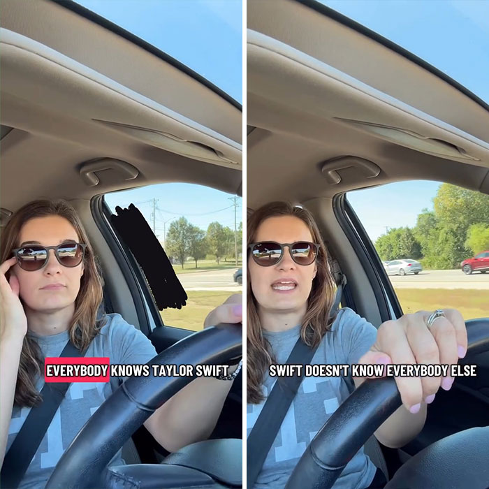 Mom explains to 6-year-old daughter why she won't attend Taylor Swift's wedding, capturing her viral reaction in a car setting.