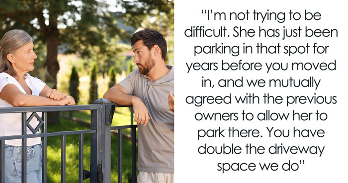 Woman Demands New Neighbors Give Up Their Parking Spot For Her Nanny, Loses It After Hearing No