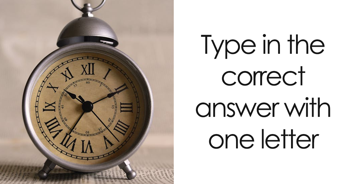Everyone Struggles With These 26 One-Letter Answers – Will You Pass ...