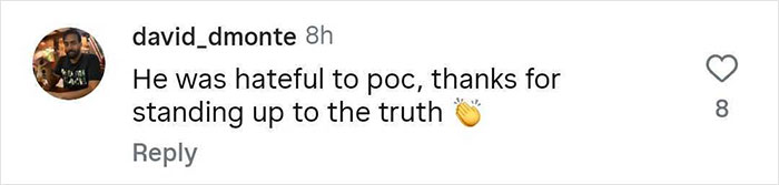 Screenshot of an online comment discussing Amanda Seyfried aggressively slammed for calling Charlie Kirk hateful after his death. Screenshot of an online comment discussing Amanda Seyfried aggressively slammed for calling Charlie Kirk hateful after his death.