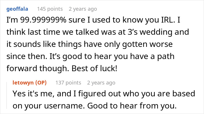 Screenshot of a Reddit conversation about a son raising his 7 younger siblings and facing family issues as an adult.