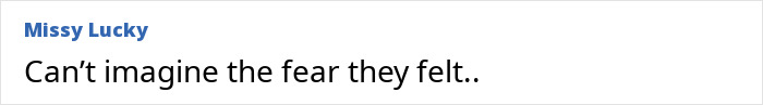 Comment by Missy Lucky expressing sympathy about fear felt, related to pastor's son accused of disturbing acts and captivity.