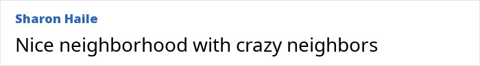 Comment on social media reading Nice neighborhood with crazy neighbors, discussing a disturbing situation related to pastor's son accused of disturbing acts against adults held captive.