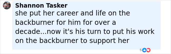 Comment from Shannon Tasker about Barack Obama and Michelle, discussing career sacrifices and mutual support after presidency. Comment from Shannon Tasker about Barack Obama and Michelle, discussing career sacrifices and mutual support after presidency.