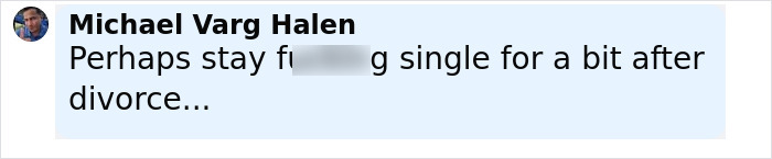 Michael Varg Halen commenting about staying single after a high-profile divorce involving Sacha Baron Cohen. Michael Varg Halen commenting about staying single after a high-profile divorce involving Sacha Baron Cohen.