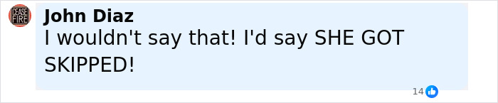 Comment by John Diaz emphasizing that Gal Gadot skipped the Venice Film Festival amid petition controversy.