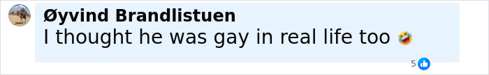 Comment from &Oslash;yvind Brandlistuen reacting to news about Modern Family star Eric Stonestreet getting married, with on-screen husband Jesse Tyler Ferguson.