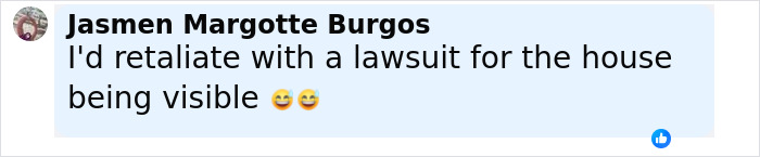 Screenshot of a social media comment discussing Airbnb owners charging an influencer $10,000 for a selfie inside a famous invisible house.