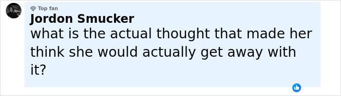 Comment from Jordon Smucker questioning the thought process behind the cheerleader dropping out after newborn was found.
