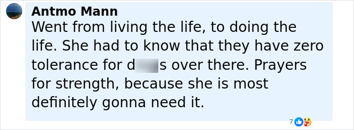 Screenshot of a social media comment expressing concern for mom of student jailed for life in Dubai after a serious mistake. Screenshot of a social media comment expressing concern for mom of student jailed for life in Dubai after a serious mistake.