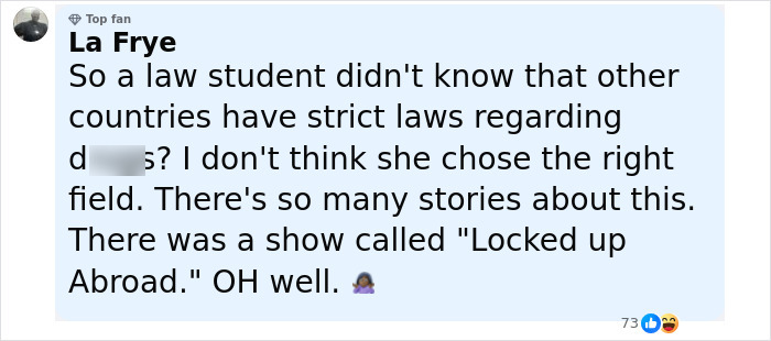 Comment from mom of student jailed for life in Dubai lashing out at haters over strict drug laws misunderstanding. Comment from mom of student jailed for life in Dubai lashing out at haters over strict drug laws misunderstanding.