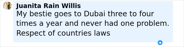 Comment by mom of student jailed for life in Dubai lashing out at haters, emphasizing respect for country laws. Comment by mom of student jailed for life in Dubai lashing out at haters, emphasizing respect for country laws.