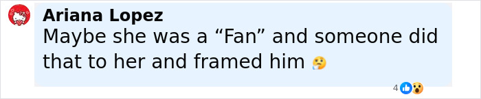 Comment on social media suggesting a fan might have framed a singer connected to a missing girl&rsquo;s case.