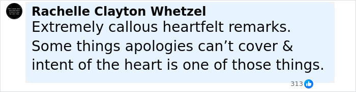 Screenshot of a social media comment criticizing a news host for callous remarks in a Ukrainian refugee attack discussion. Screenshot of a social media comment criticizing a news host for callous remarks in a Ukrainian refugee attack discussion.